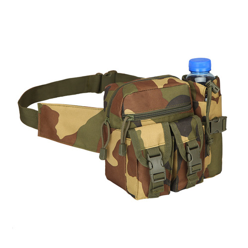 Factory water bottle waist bag outdoor sports and leisure water repellent waist bag