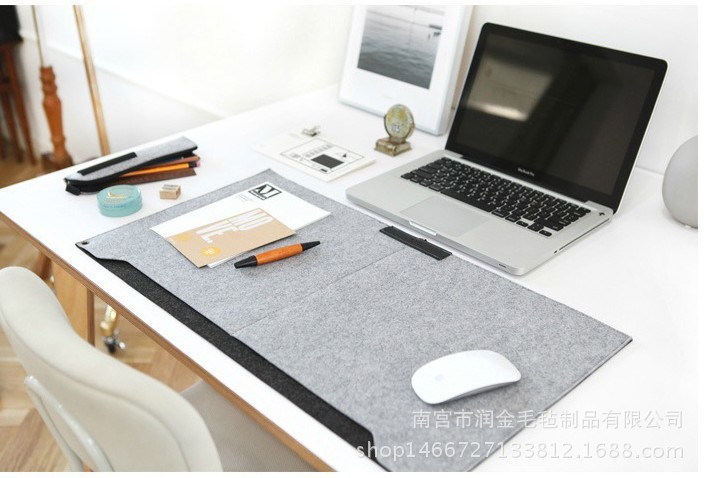 毛毡写字桌垫个性鼠标垫键盘垫 加印LOGO 鼠标垫 定制批发|ru