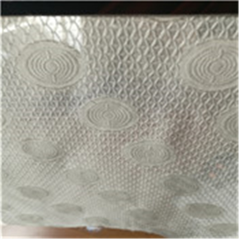 雪纺图案圆圈和网格剪花面料适用于服装装饰