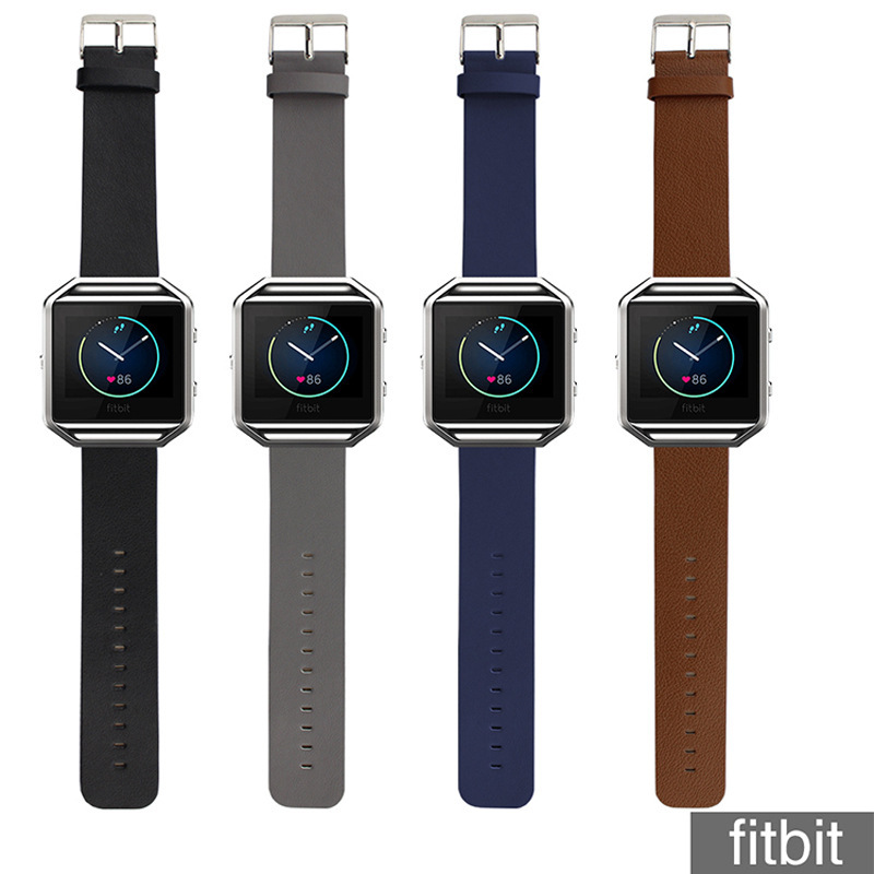 fitbit blaze皮质表带适用于fitbit blaze智能手替换表带|ms