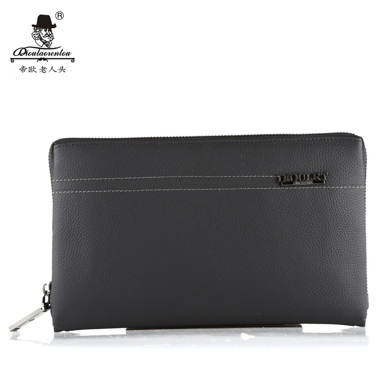 dioulaorentou手包 手拿包 男士 头层牛皮手包 真皮钱包 纯皮手抓|ms