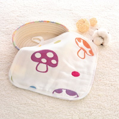 undefined6 Gauze baby Kerchief Newborn Face Towel pure cotton towel Boiling water Baby bath towel Handkerchiefundefined