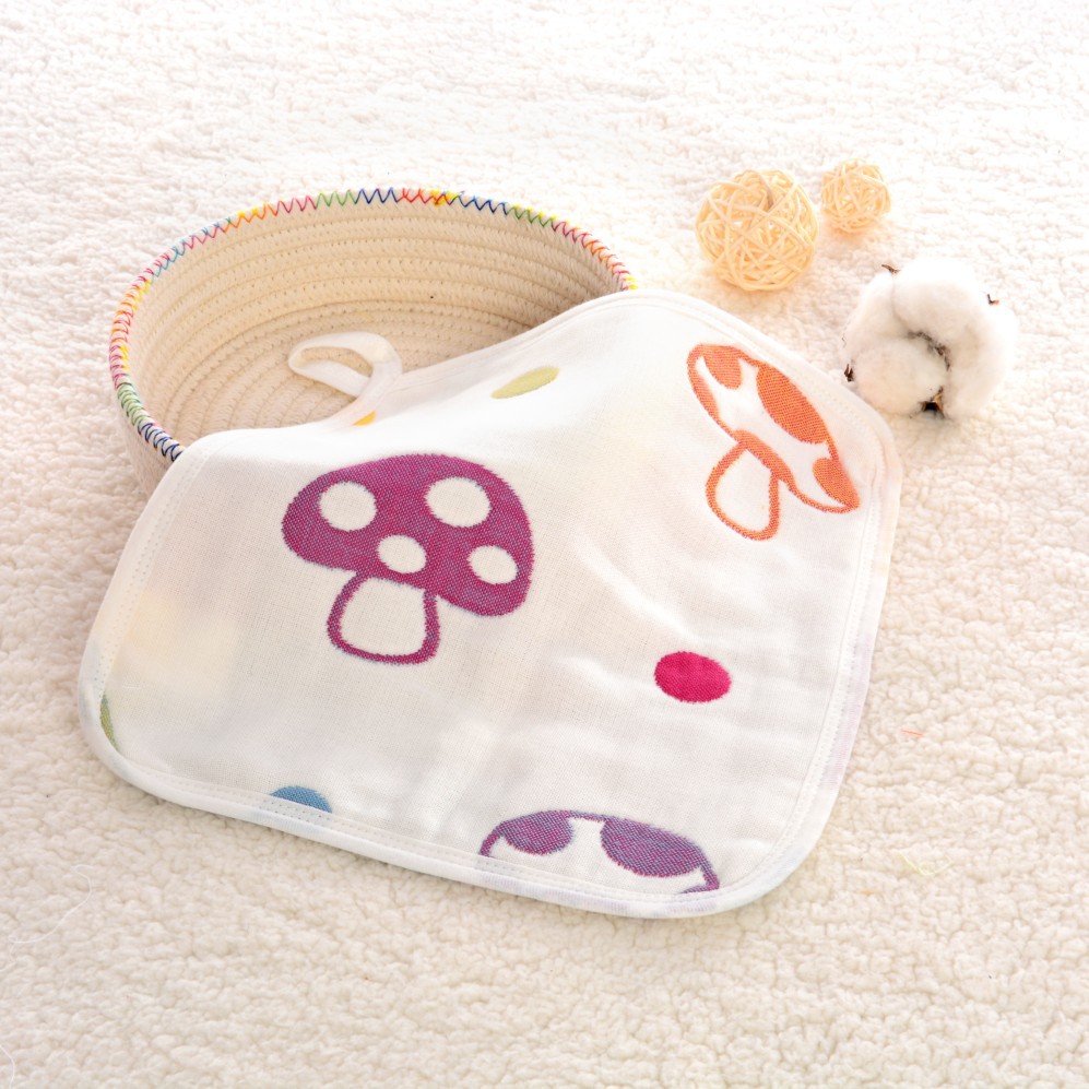 undefined6 Gauze baby Kerchief Newborn Face Towel pure cotton towel Boiling water Baby bath towel Handkerchiefundefined