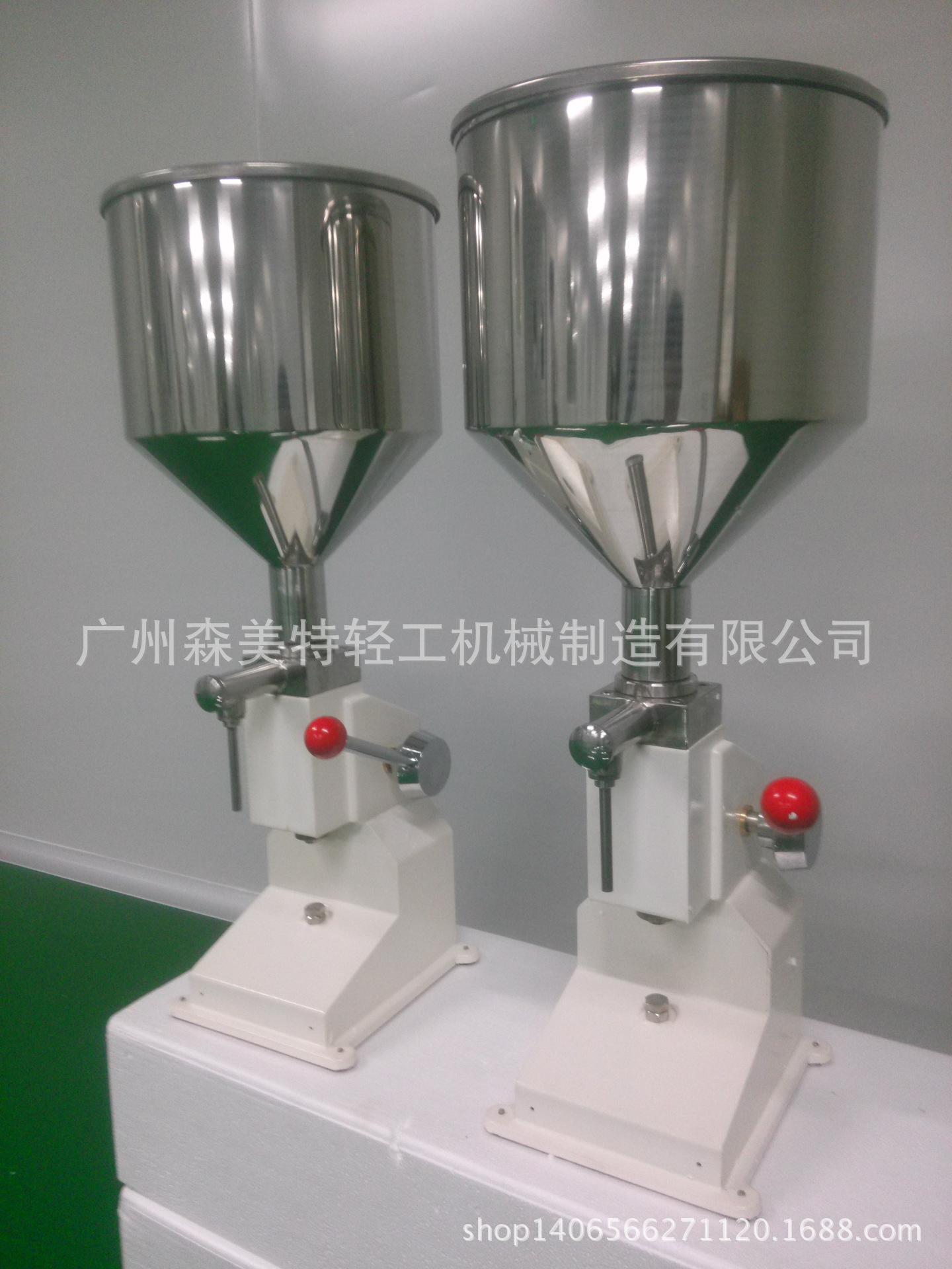 5-50ml手动灌装机 液体膏体手压灌装机 膏液两用活塞灌装机