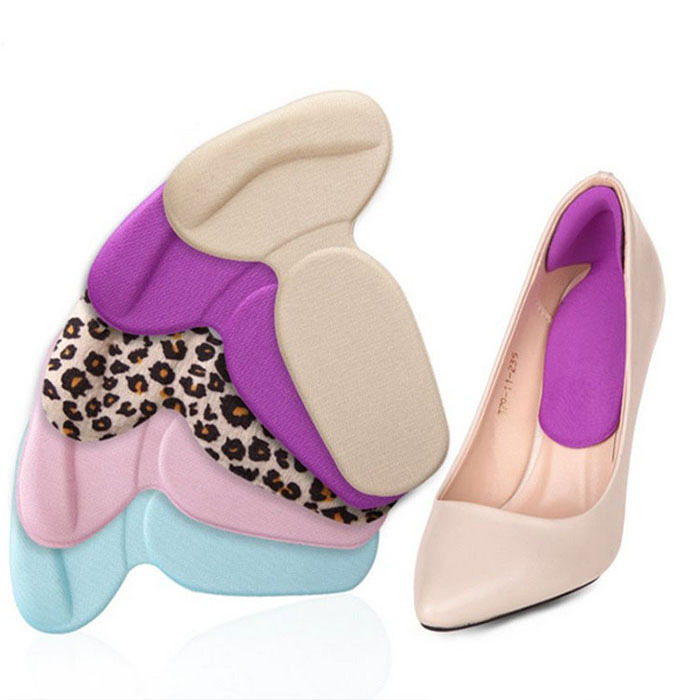 矽膠2合1後跟帖後跟墊加厚防磨腳不跟腳防掉跟高跟鞋壹件代發