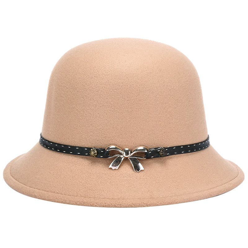 2020 Primavera Nuevo estilo coreano sombrero de lana sombrero de mujer moda sombrero de mujer sombrero de lavabo directo de fábrica entrega de una pieza