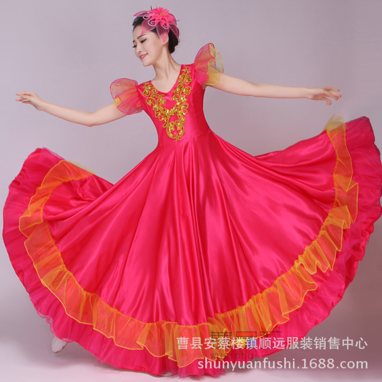modern ethnic long skirt