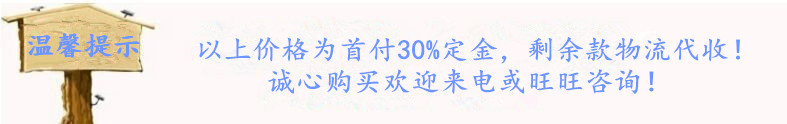 首付定金30%