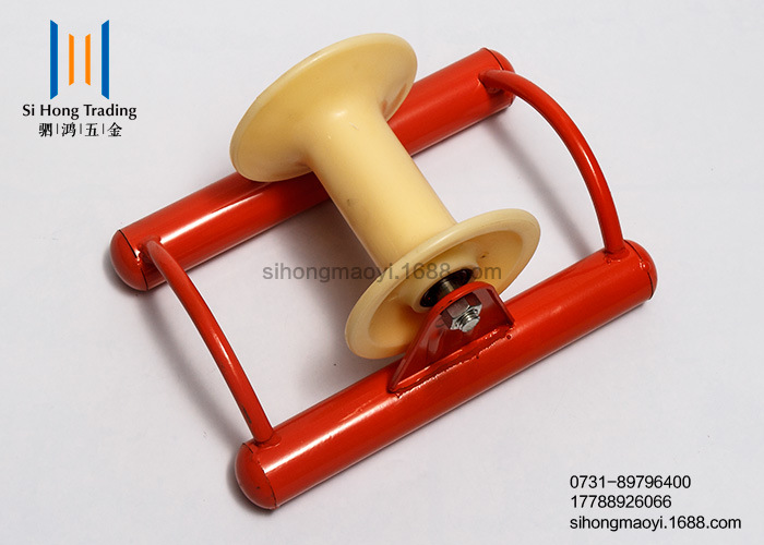 电缆直线滑轮 地缆转角滑车 尼龙轮放线滑车