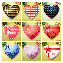 27格 爱心形零食包装盒空盒黑色吸塑包装盒 巧克力盒子礼品盒批发