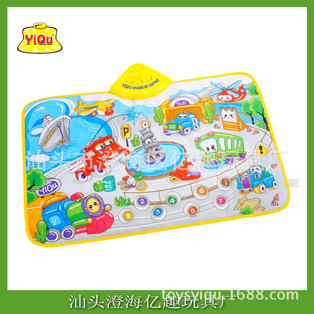 儿童音乐毯 交通工具认知 婴幼儿玩具 音乐垫