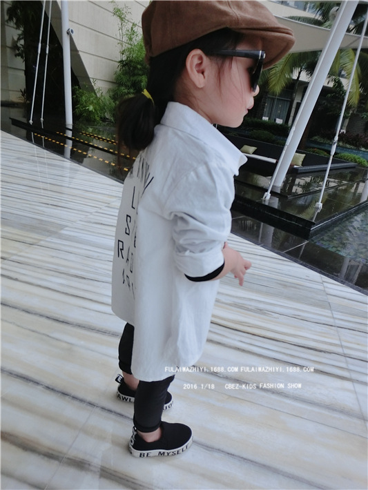 Chemise fille à manche longue - Ref 2085206 Image 13