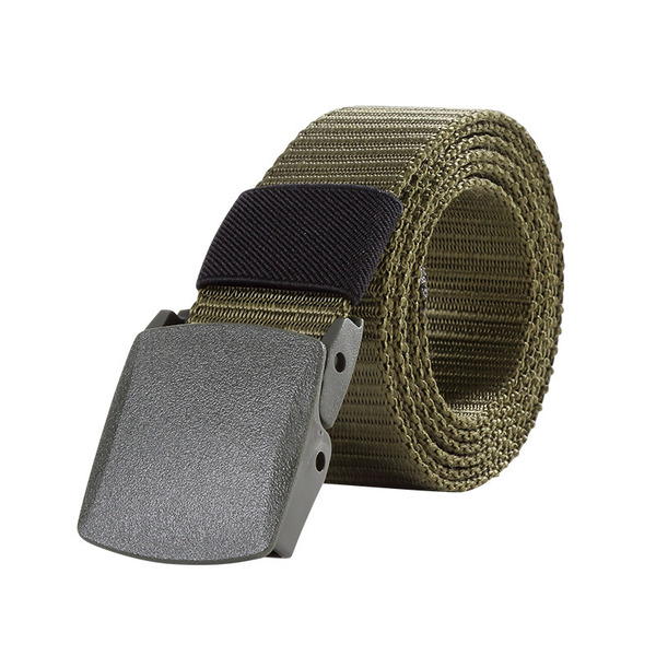 Solid color woven quick dry nylon plastic belt