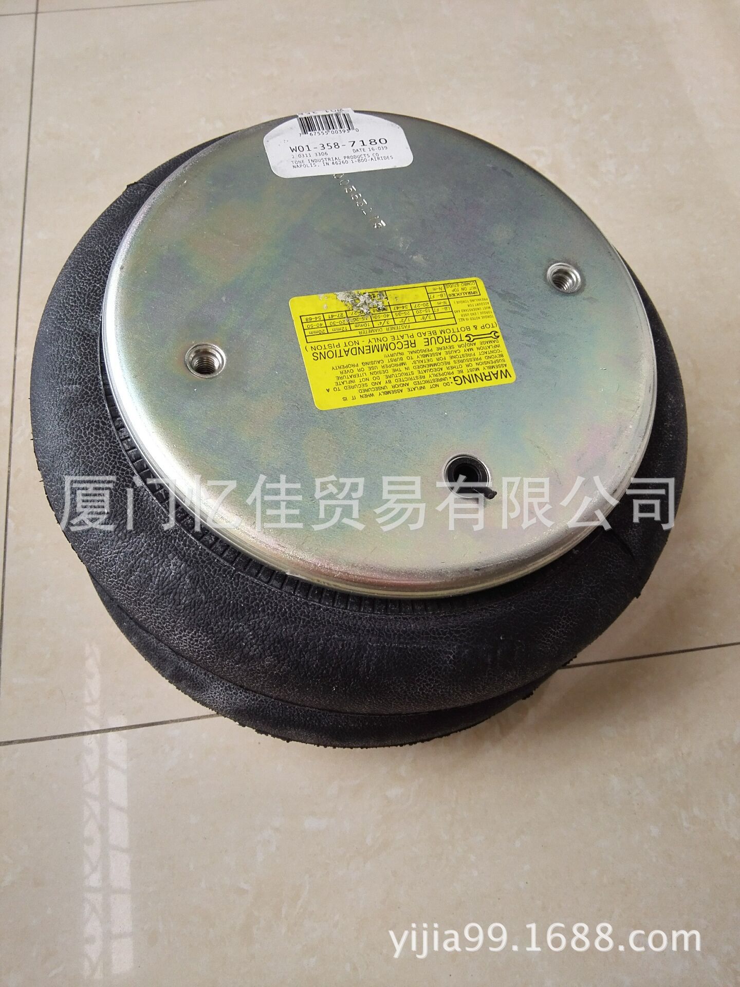 FIRESTONE原装空气弹簧 W01-358-8161 气囊 橡胶弹簧 气囊缓冲器