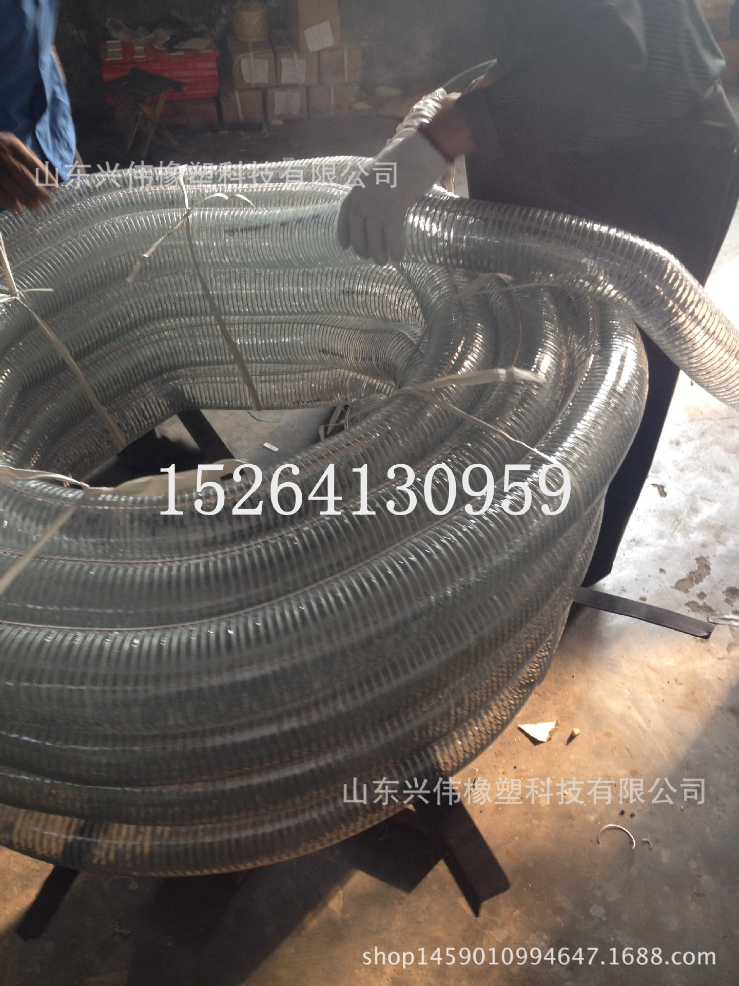 生产销售 透明吸料钢丝软管PVC吸料机抽料管 吸料机钢丝透明管