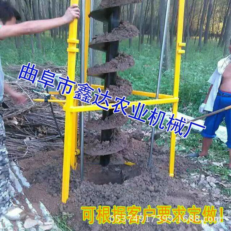 高速公路施工打桩机 手提式螺旋挖坑机 优质打桩机