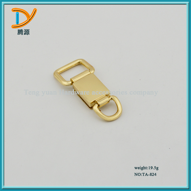 2016新款箱包五金配件 装饰手挽扣 吊扣 肩带扣 厂家直销浅金现货