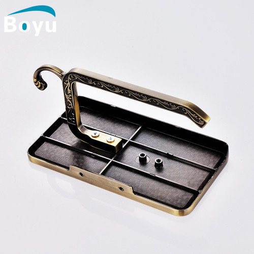 Bathroom antique tissue holder hotel toilet tissue box mobile phone tray storage rack roll paper holder engineering wholesale