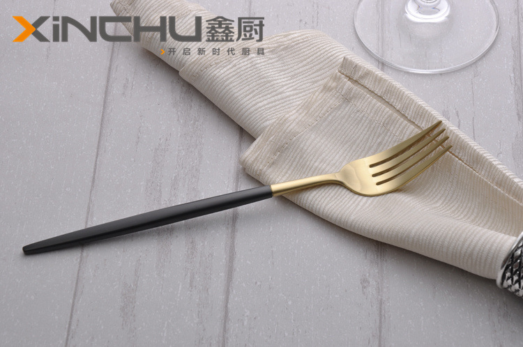 不銹鋼鍍金刀叉勺餐具
