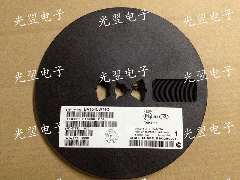 贴片三极管 BAT54CWT1G SOT-23 ON 3K 全新正品