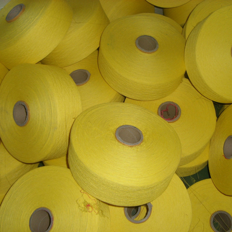 厂家供应棉纱线气流纺再生棉纱手套纱再生棉纱现货