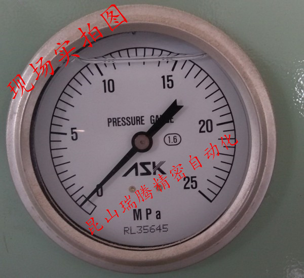 ASK轴向压力表 OPG-DU-G3/8-75x25MPa
