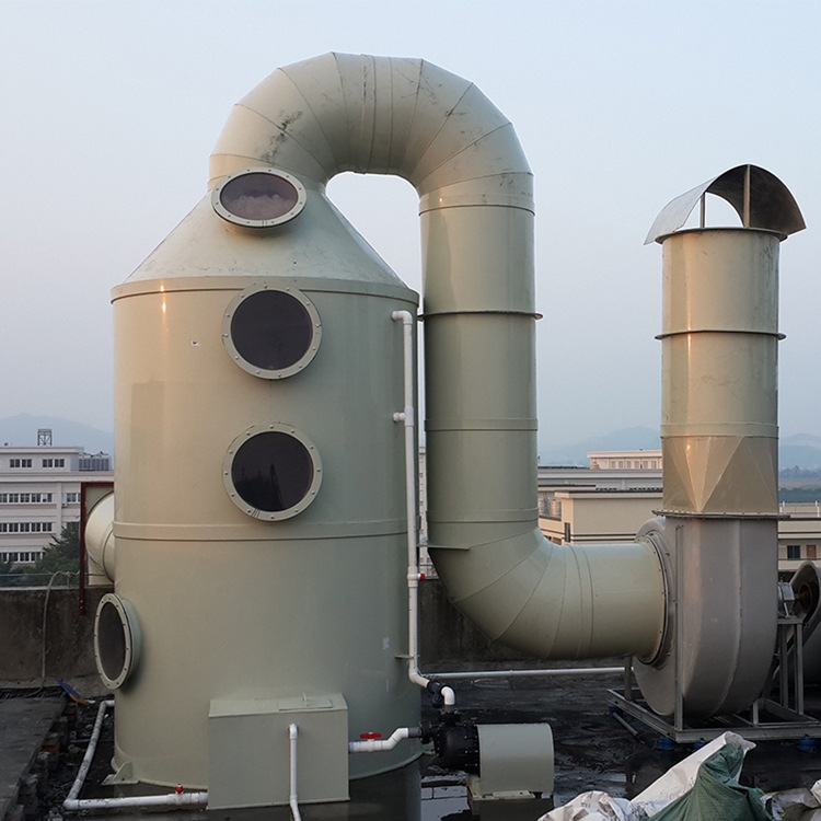 優質廢氣處理塔酸霧廢氣噴淋塔洗滌淨化塔高效實用酸堿吸收塔批發