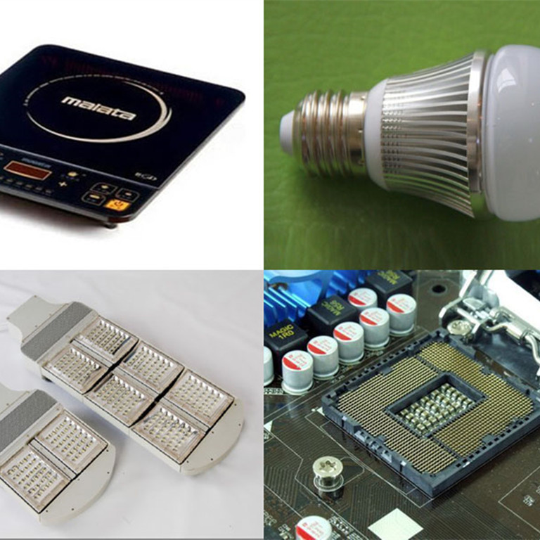 LED灯 草坪灯、地灯9007密封胶有机硅胶高粘力 阻燃环保 灯座粘接