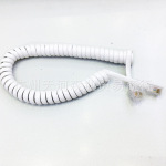 电话听筒线 1.7米 电话曲线  伸缩电话线  4芯电话线加长抗拉