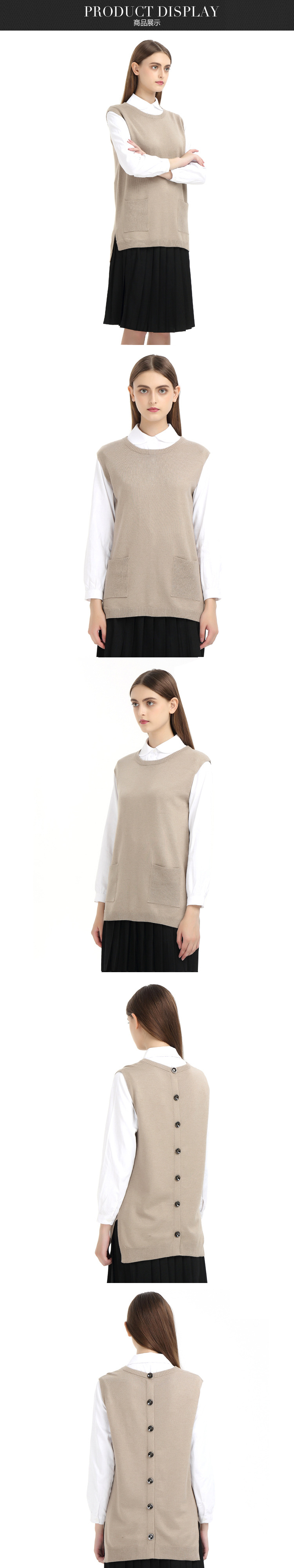 Gilet femme en Cachemire - Ref 3318052 Image 7