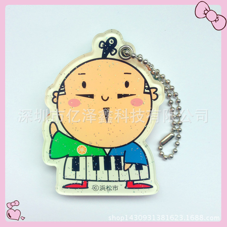 深圳厂家定制卡通动漫亚克力化妆镜便携旋转镜子礼品随身镜