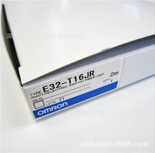 供应日本欧姆龙光纤传感器 E32-T16JR  2M全新原装正品 假一罚十