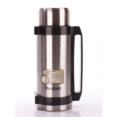 厂家不锈钢真空保温旅游壶大容量广口水壶 定制礼品印文字logo