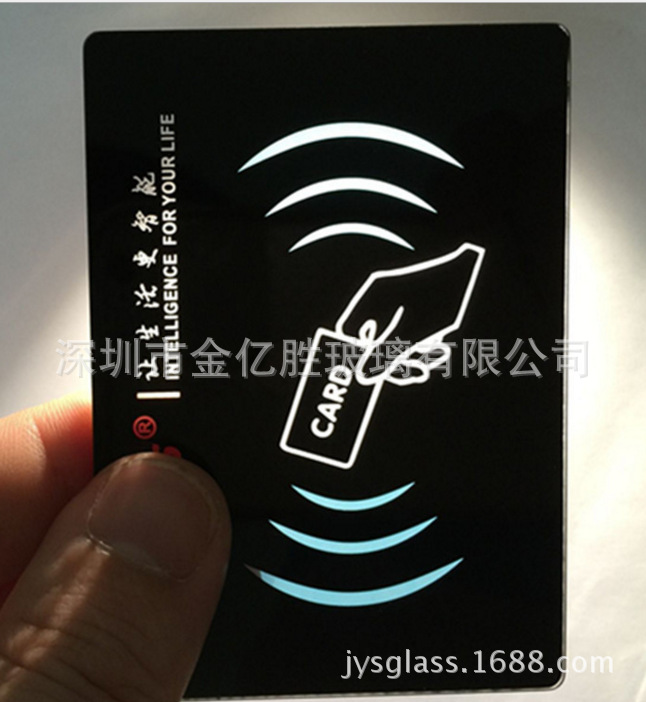 直销刷卡门禁面板钢化玻璃 电子锁指纹锁面板钢化玻璃 电子锁玻璃