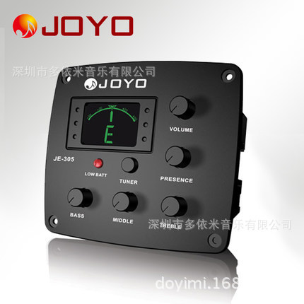 JOYO ZHUOLE JE-305 EQ505 4-Band EQ Equalizer with Tuning Function for Guitar Pickups