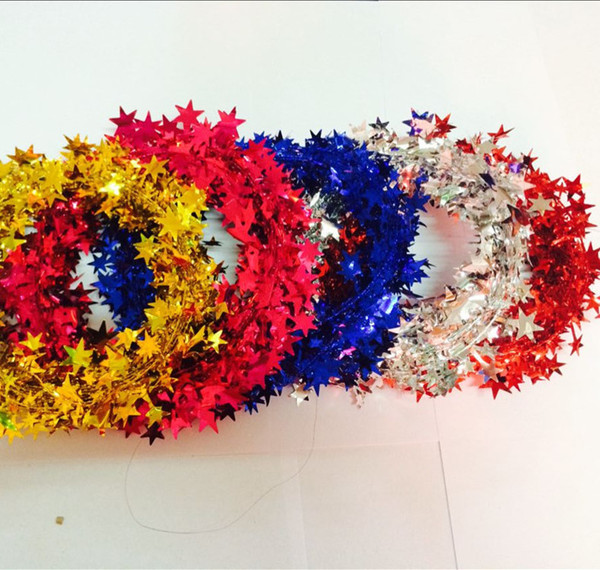 Christmas star vine barci tape flower ribbon decoration decoration…