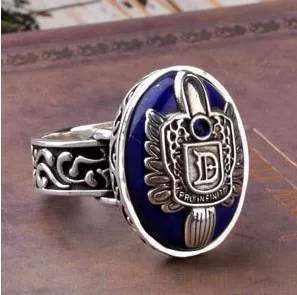 Retro geometric gemstone ring, JZ102, punk style