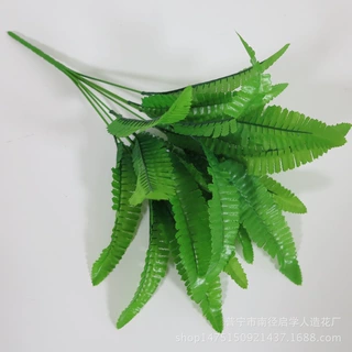 现货 7叉21叶仿真波斯草小波斯叶仿真花蕨叶把束仿真植物墙配材