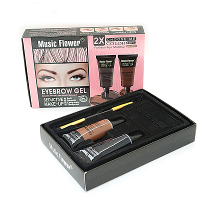 Music Flower/音樂花M4026 雙色眼線膏+雙色眉粉 可做睫毛膏批發