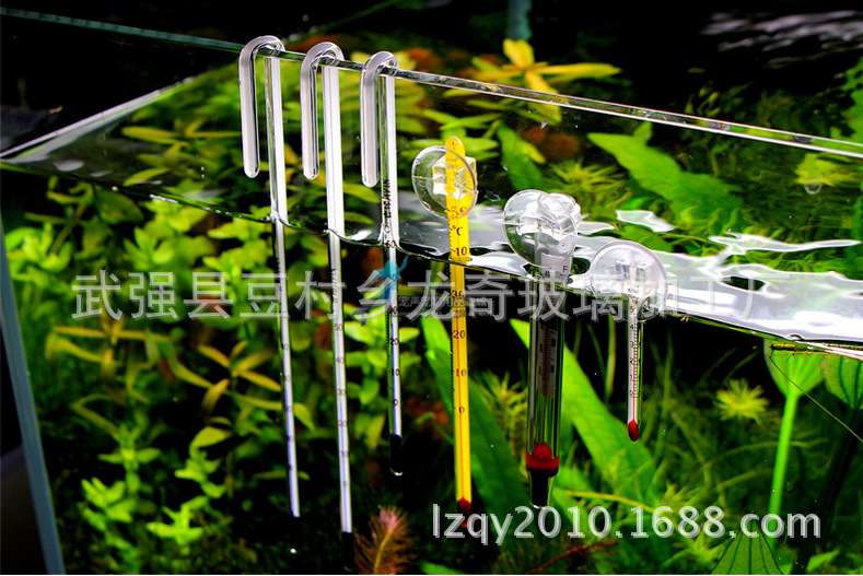 厂家供应玻璃温度计 水族温度计 水族用品 鱼缸温度计