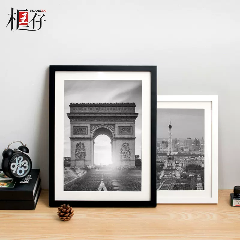 厂家批发10寸挂墙相框装饰画框摆台儿童照片墙现代简约风格桌面