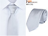 Men's formal business tie 7cm 1200 needle high -density hand -based solid color dark gray small oblique company to work