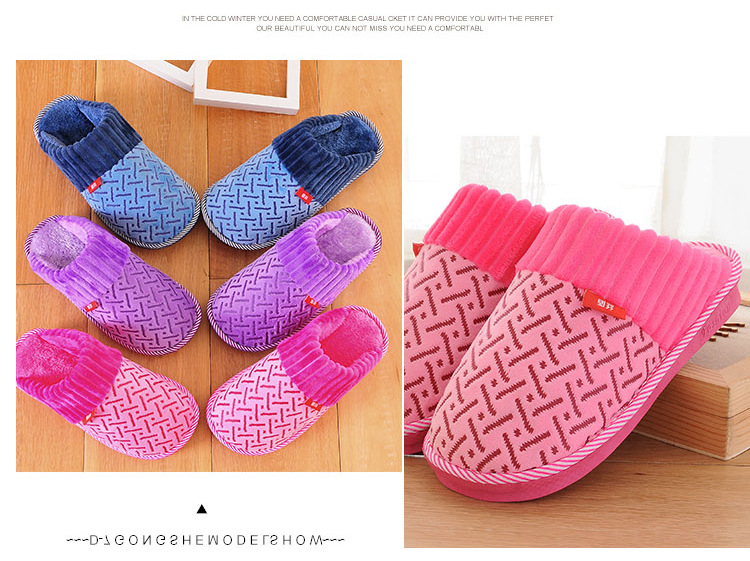 Pantoufles enfants en suède pour hiver - semelle coton - Ref 1004947 Image 40