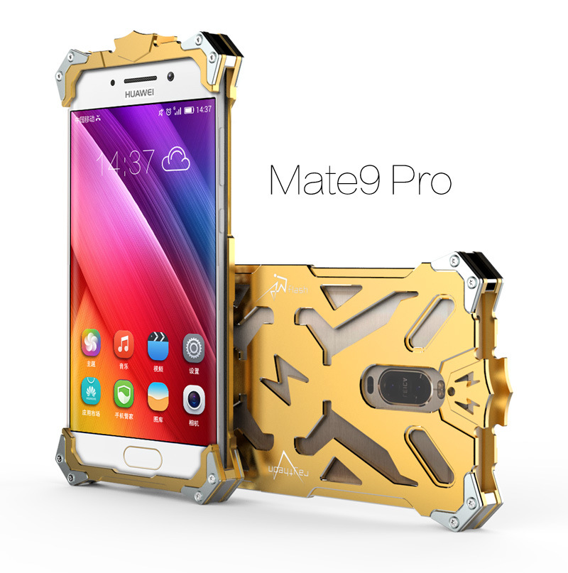 SIMON THOR Aviation Aluminum Alloy Shockproof Armor Metal Case Cover for Huawei Mate 9 Pro