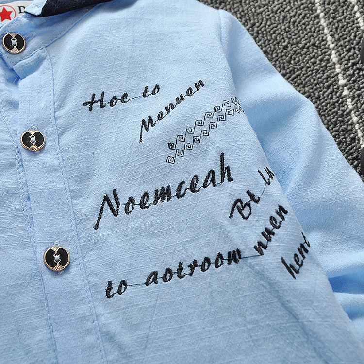 Chemise garcon à manche longue - Ref 2075820 Image 9