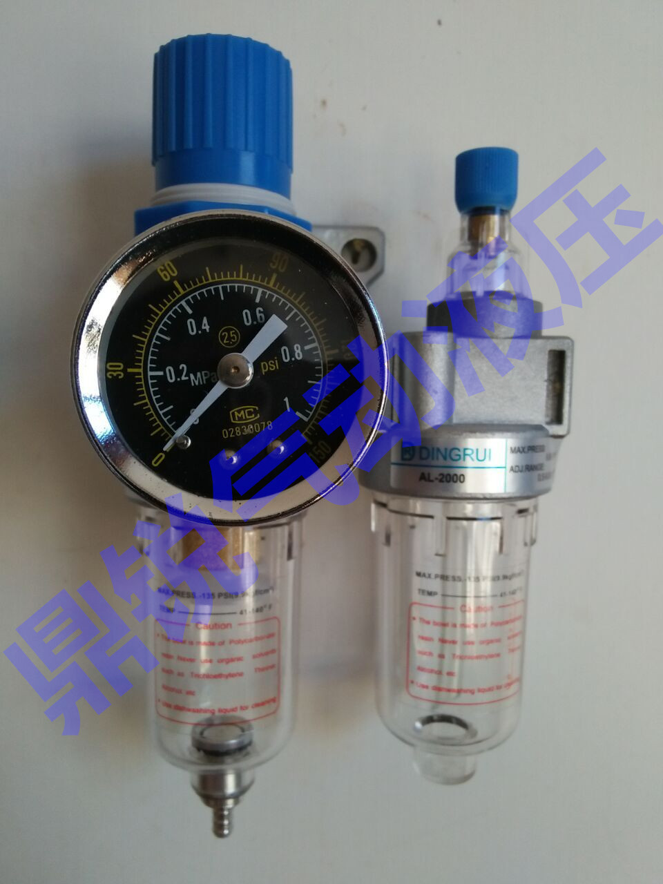 锐鼎BFC-4000A PRESS:005～085MPa二联件过滤器油水分离器