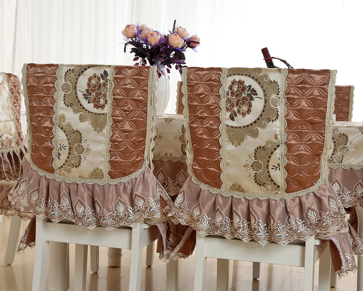 中式镜中花黄椅垫2