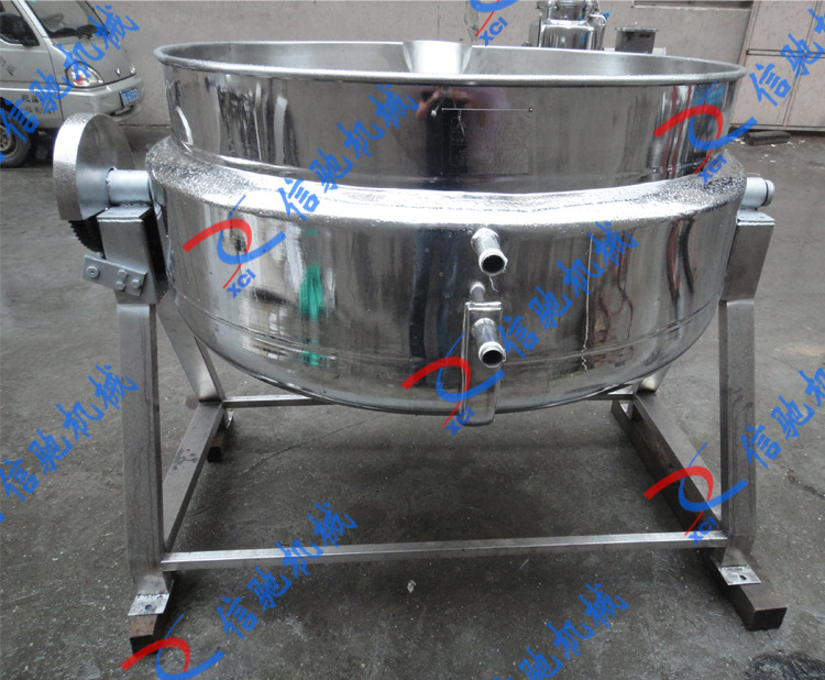 供应各规格夹层锅 100—1000L 不锈钢蒸汽夹层锅