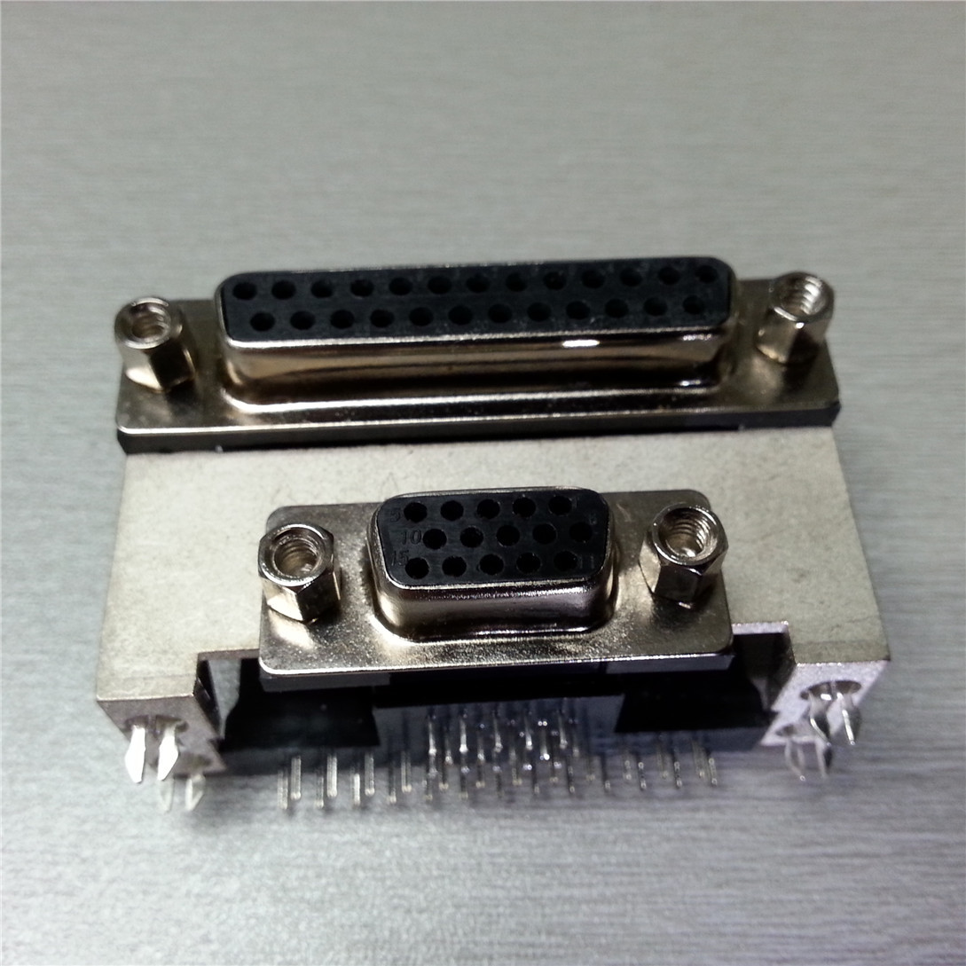 供应D-SUB双胞胎上25下15母插座 特殊规格可以生产
