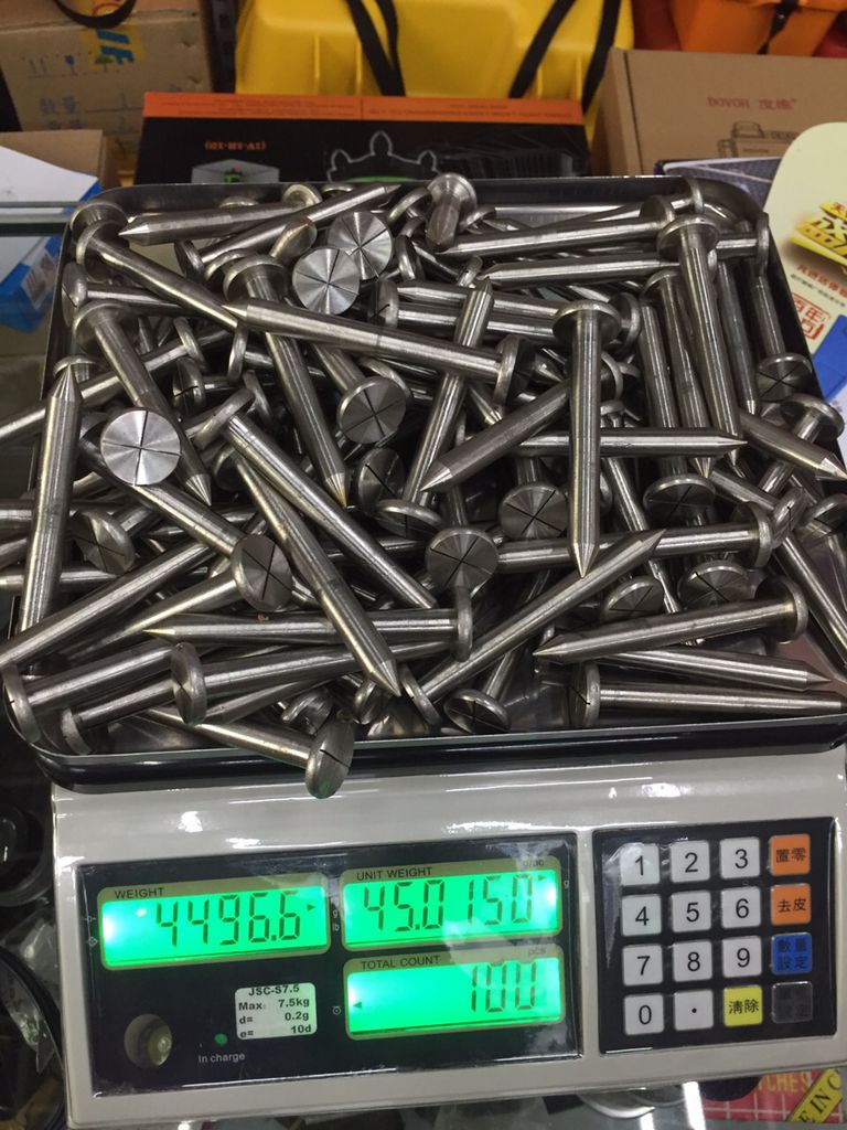 不锈钢测钉304材质/钉帽直径20MM钉身长80MM钉直径90MM